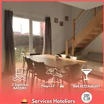 T3 Madiana, Climatise, Piscines, Resto, 5mn Plages 里奇