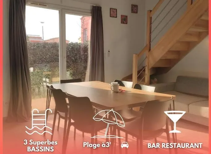 T3 Madiana, Climatisé, Piscines, Resto, 5mn Plages Lecci
